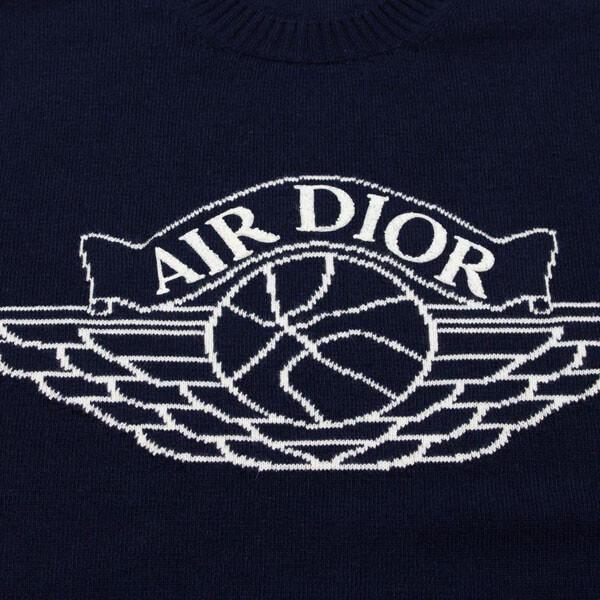 ディオール ナイキ コピー Dior x  Air Jordan Wings Sweater NATURAL 201017a28